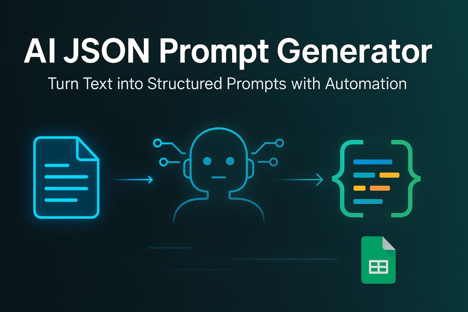 Plain-text to structured JSON prompt builder
