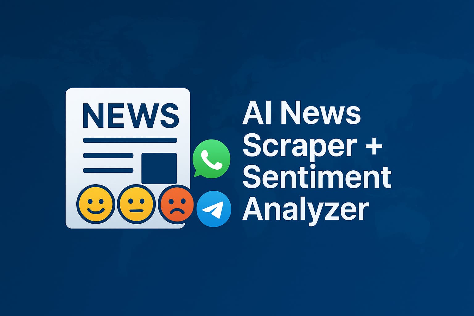 News monitor with sentiment alerts